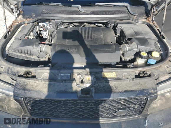 2010 Land Rover Range Rover Sport HSE z VIN SALSF2D41AA229937, wystawiony jako Copart lot #54884035 z przebiegiem 109 760 mil mil oraz Szkoda całkowita • Salvage title. Historia ofert i sprzedaży dostępna na DreamBid. Obrazek 12.