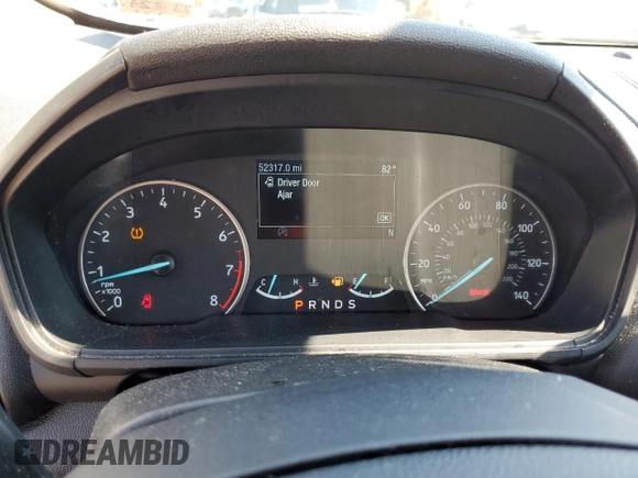 2019 Ford EcoSport Titanium with VIN MAJ6S3KL5KC277683, listed as a Copart auction lot 62121494 with 52,317 mi miles and Salvage Title. Bid and sale history available at DreamBid. Image 9.