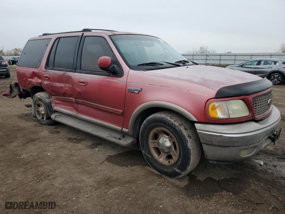 2002 Ford Expedition Eddie Bauer with VIN 1FMRU17L42LA92423, listed as a Copart auction lot 87807995 with 335,727 mi miles and Salvage Title. Bid and sale history available at carsss.com. Image 4.