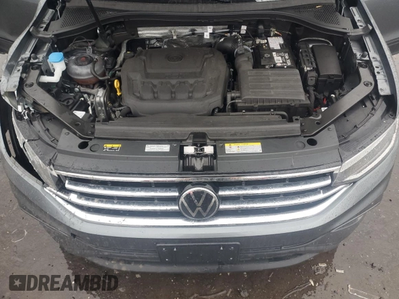 2024 Volkswagen Tiguan S with VIN 3VVFB7AX0RM051356, listed as a Copart auction lot 43218935 with 13,201 mi miles and Salvage title. Bid and sale history available at DreamBid. Image 12.