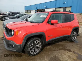 2015 Jeep Renegade Latitude z VIN ZACCJBBT9FPB91935, wystawiony jako Copart lot #54120475 z przebiegiem 106 149 mil mil oraz Szkoda całkowita • Salvage title. Historia ofert i sprzedaży dostępna na DreamBid. Obrazek 1.