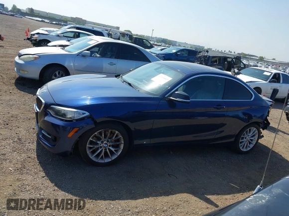 2015 BMW 2 Series 228i with VIN WBA1F9C59FVW98387, listed as a IAAI auction lot 42518807 with 79,848 mi miles and . Bid and sale history available at DreamBid. Image 14.