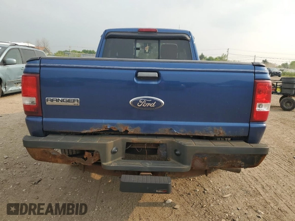 2011 Ford Ranger XLT with VIN 1FTKR4EE5BPA61252, listed as a Copart auction lot 59778695 with 135,568 mi miles and Clean title. Bid and sale history available at DreamBid. Image 6.