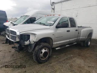 2006 Dodge 3500 SLT with VIN 3D7MX48C16G250361, listed as a Copart auction lot 50033215 with 242,398 mi miles and Salvage Title. Bid and sale history available at carsss.com. Image 1.