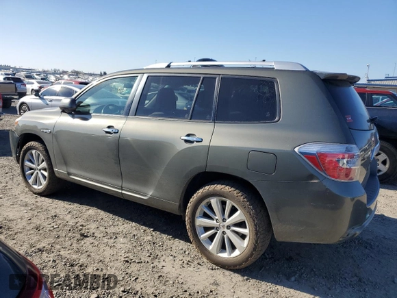 2010 Toyota Highlander Hybrid with VIN JTEBW3EH0A2044721, listed as a Copart auction lot 88714825 with 224,953 mi miles and Salvage Title. Bid and sale history available at carsss.com. Image 2.