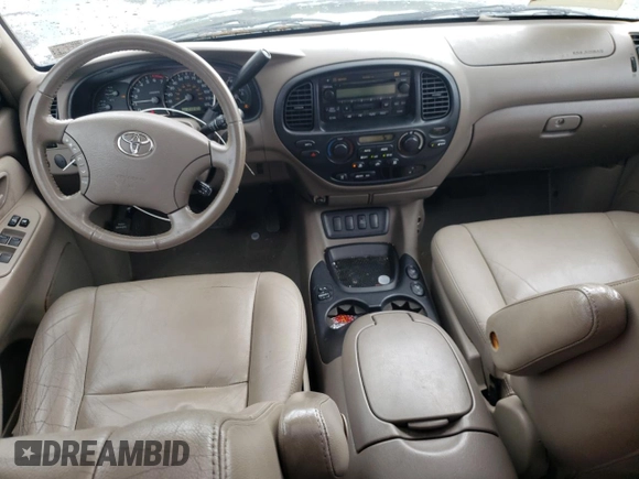 2005 Toyota Sequoia SR5 with VIN 5TDBT44A75S257395, listed as a Copart auction lot 55420505 with 213,121 mi miles and Salvage Title. Bid and sale history available at DreamBid. Image 8.
