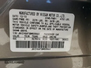 2011 Infiniti G37 Journey with VIN JN1CV6AP3BM505641, listed as a Copart auction lot 53047615 with 102,730 mi miles and Salvage Title. Bid and sale history available at DreamBid. Image 15.