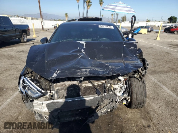 2018 Audi A3 Sedan Premium with VIN WAUAUGFFXJ1041709, listed as a Copart auction lot 52423645 with 100,440 mi miles and Salvage Title. Bid and sale history available at carsss.com. Image 5.