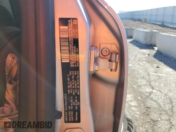 2022 FIAT 500X Trekking with VIN ZFBNF3B18NP980302, listed as a Copart auction lot 43127195 with 27,473 mi miles and Salvage title. Bid and sale history available at DreamBid. Image 13.