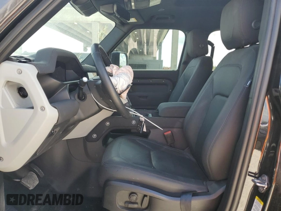 2023 Land Rover Defender S with VIN SALEJ7EX4P2241794, listed as a Copart auction lot 49135075 with 12,641 mi miles and Salvage title. Bid and sale history available at DreamBid. Image 7.