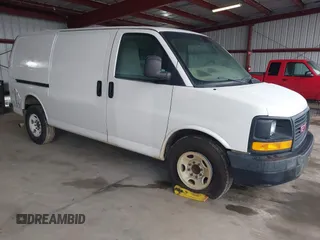 2012 GMC Savana Cargo with VIN 1GTW7FCA2C1179783, listed as a IAAI auction lot 41452785 with 362,097 mi miles. Bid and sale history available at carsss.com. Image 1.