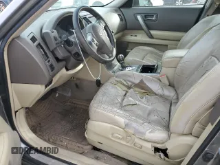 2007 Infiniti FX35 with VIN JNRAS08W47X210142, listed as a Copart auction lot 76359914 with 294,014 mi miles and Clean Title. Bid and sale history available at carsss.com. Image 7.