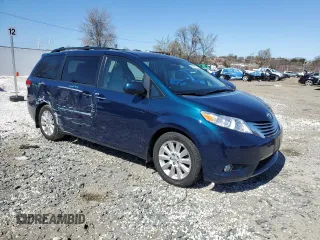 2011 Toyota Sienna XLE AAS with VIN 5TDYK3DC6BS170205, listed as a Copart auction lot 50868135 with 153,134 mi miles and Salvage Title. Bid and sale history available at DreamBid. Image 4.