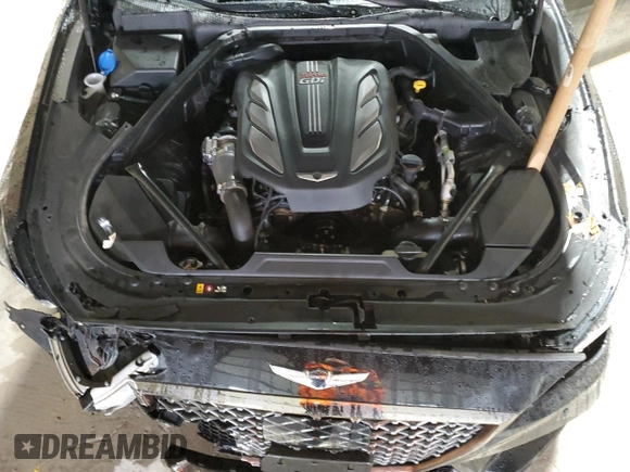 2018 Genesis G80 Sport with VIN KMHGN4JB9JU241553, listed as a Copart auction lot 79503424 with 52,927 mi miles and Salvage Title. Bid and sale history available at DreamBid. Image 13.