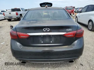 2020 Infiniti Q50 Luxe with VIN JN1EV7AP5LM200335, listed as a Copart auction lot 53086135 with 105,328 mi miles and Clean Title. Bid and sale history available at DreamBid. Image 6.