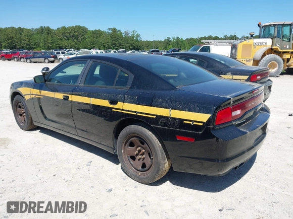 2014 Dodge Charger Police with VIN 2C3CDXAT3EH186045, listed as a IAAI auction lot 42136164 with 151,761 mi miles and . Bid and sale history available at carsss.com. Image 3.