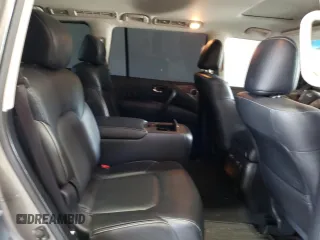 2017 Infiniti QX80 with VIN JN8AZ2NE1H9154366, listed as a Copart auction lot 59975204 with 130,499 mi miles and Salvage Title. Bid and sale history available at carsss.com. Image 11.