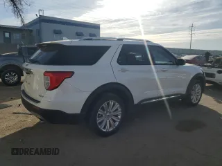 2022 Ford Explorer Limited with VIN 1FMSK8FH1NGA43898, listed as a Copart auction lot 87328924 with 37,273 mi miles and Salvage Title. Bid and sale history available at carsss.com. Image 3.