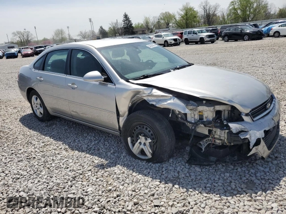 2006 Chevrolet Impala LS with VIN 2G1WB58K269167667, listed as a Copart auction lot 54245605 with 112,142 mi miles and Salvage Title. Bid and sale history available at DreamBid. Image 4.