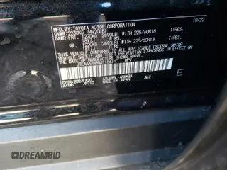 2022 Toyota Venza LE with VIN JTEAAAAH8NJ118631, listed as a Copart auction lot 76071853 with 2,419 mi miles. Bid and sale history available at carsss.com. Image 12.