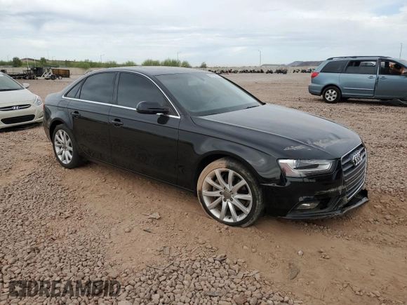 2013 Audi A4 Premium with VIN WAUAFAFL4DN039268, listed as a Copart auction lot 58780675 with 152,802 mi miles and Salvage title. Bid and sale history available at DreamBid. Image 4.