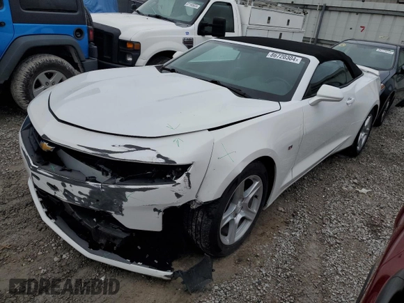 2020 Chevrolet Camaro 1LT with VIN 1G1FB3DSXL0108026, listed as a Copart auction lot 86720304 with 89,155 mi miles and Salvage Title. Bid and sale history available at carsss.com. Image 1.