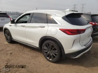 2020 Infiniti QX50 LUXE with VIN 3PCAJ5M37LF120726, listed as a Copart auction lot 45239163 with 26,185 mi miles. Bid and sale history available at carsss.com. Image 2.