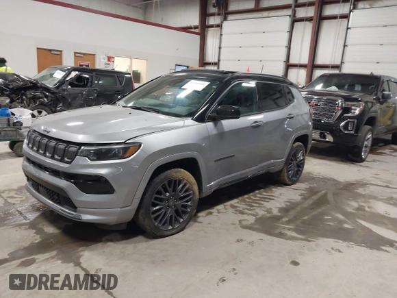 2022 Jeep Compass High Altitude with VIN 3C4NJDCB8NT109002, listed as a IAAI auction lot 41500984 with 70,119 mi miles and . Bid and sale history available at carsss.com. Image 17.