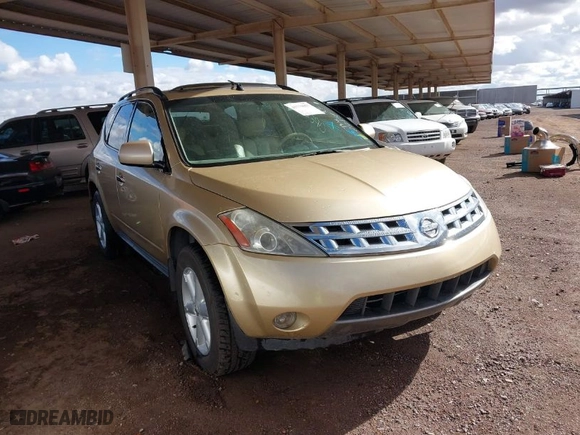 2004 Nissan Murano SL with VIN JN8AZ08T34W212858, listed as a IAAI auction lot 41779057 with 152,506 mi miles. Bid and sale history available at carsss.com. Image 1.