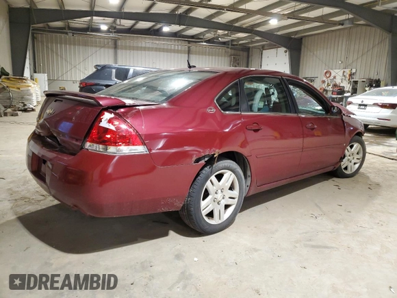 2006 Chevrolet Impala LT 3.9L with VIN 2G1WC581769243890, listed as a Copart auction lot 42672584 with Not Provided miles and Salvage Title. Bid and sale history available at DreamBid. Image 3.