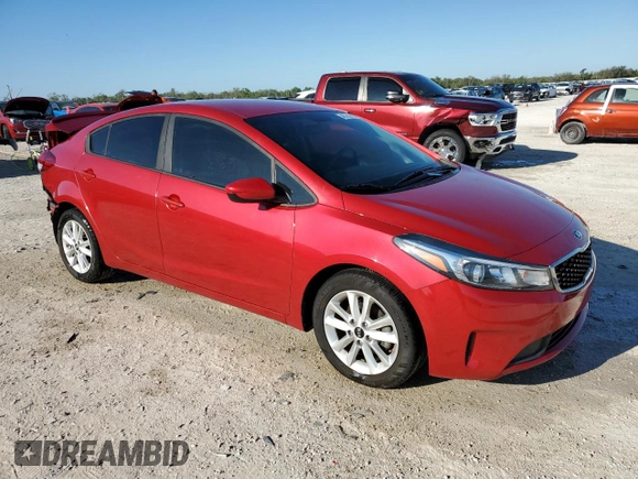 2017 Kia Forte S with VIN 3KPFL4A76HE121249, listed as a Copart auction lot 48788735 with 41,465 mi miles and Salvage Title. Bid and sale history available at DreamBid. Image 4.
