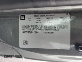 2011 Cadillac CTS with VIN 1G6DC1ED9B0135641, listed as a Copart auction lot 41564175 with 134,607 mi miles and Salvage Title. Bid and sale history available at DreamBid. Image 12.