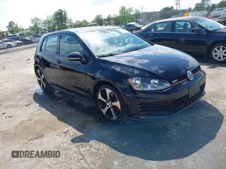 2016 Volkswagen Golf GTI SE with VIN 3VW4T7AU6GM039229, listed as a IAAI auction lot 42073161 with 74,049 mi miles. Bid and sale history available at carsss.com. Image 1.