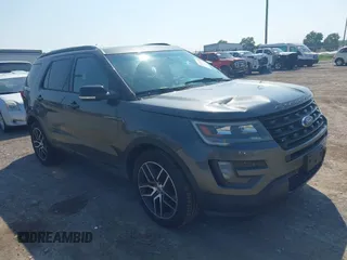 2016 Ford Explorer Sport z VIN 1FM5K8GT4GGA81919, wystawiony jako IAAI lot #42411388 z przebiegiem 110 354 mil mil oraz . Historia ofert i sprzedaży dostępna na DreamBid. Obrazek 1.