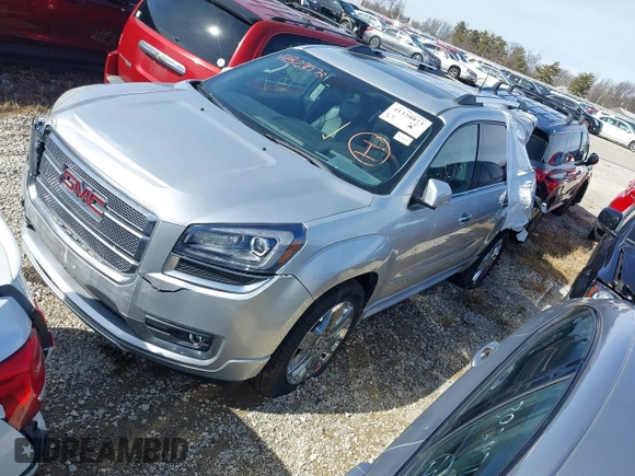2014 GMC Acadia Denali with VIN 1GKKVTKD9EJ171377, listed as a IAAI auction lot 41328073 with 1 mi miles. Bid and sale history available at carsss.com. Image 2.