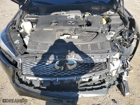 2019 Infiniti QX50 LUXE with VIN 3PCAJ5M35KF142982, listed as a Copart auction lot 77322464 with 73,997 mi miles and Salvage Title. Bid and sale history available at carsss.com. Image 13.
