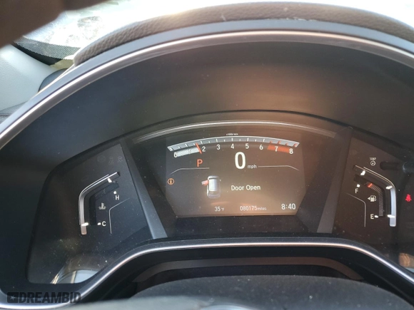 2018 Honda CR-V EX with VIN 2HKRW2H58JH681661, listed as a Copart auction lot 50220165 with 80,175 mi miles and Salvage Title. Bid and sale history available at carsss.com. Image 9.