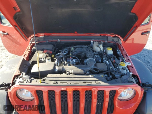 2023 Jeep Wrangler Sport S with VIN 1C4HJXDG2PW681026, listed as a Copart auction lot 46179805 with 13,133 mi miles and Salvage Title. Bid and sale history available at DreamBid. Image 12.