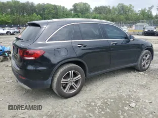 2022 Mercedes-Benz GLC 300 with VIN W1N0G8EB9NG024549, listed as a Copart auction lot 55960155 with 88,280 mi miles and Clean Title. Bid and sale history available at DreamBid. Image 3.