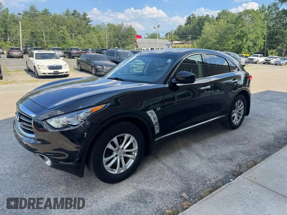 2014 Infiniti QX70 с VIN JN8CS1MW1EM411715, выставлен на аукционе Copart как лот 65465775 с пробегом 180 472 миль миль и Чистый • Clean title. История ставок и продаж доступна на DreamBid. Изображение 2.