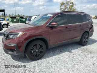 2022 Honda Pilot Special Edition with VIN 5FNYF6H2XNB030268, listed as a Copart auction lot 47570775 with 43,734 mi miles and Non Repairable. Bid and sale history available at carsss.com. Image 1.