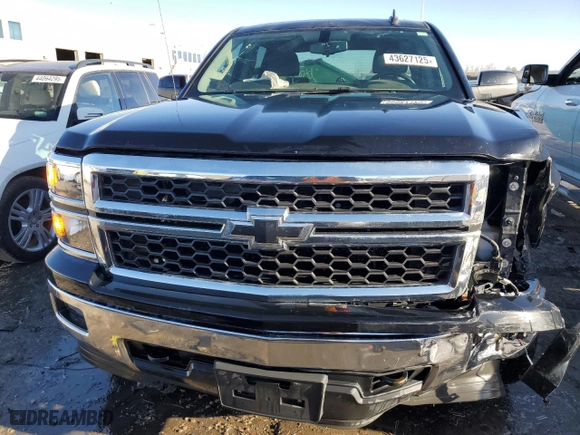2015 Chevrolet Silverado 1500 LT with VIN 1GCUKREC1FF204198, listed as a Copart auction lot 43627125 with 196,744 mi miles and Salvage Title. Bid and sale history available at carsss.com. Image 5.