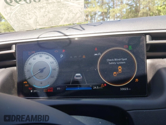 2023 Hyundai Tucson Limited with VIN 5NMJECAE0PH206589, listed as a IAAI auction lot 42198099 with 33,023 mi miles and . Bid and sale history available at DreamBid. Image 16.