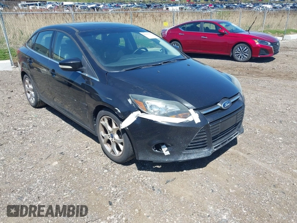 2013 Ford Focus Titanium with VIN 1FADP3J22DL106166, listed as a IAAI auction lot 42233351 with 108,300 mi miles and . Bid and sale history available at carsss.com. Image 1.