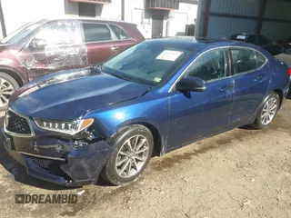 2020 Acura TLX w/Technology Pkg with VIN 19UUB1F53LA015337, listed as a IAAI auction lot 41427035 with 44,450 mi miles. Bid and sale history available at carsss.com. Image 2.