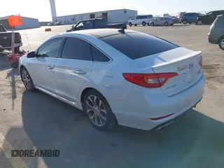 2015 Hyundai Sonata Sport with VIN 5NPE34AB6FH140232, listed as a IAAI auction lot 41805920 with 134,373 mi miles and . Bid and sale history available at carsss.com. Image 3.