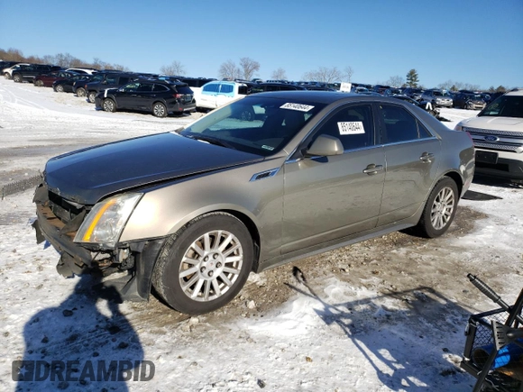 2011 Cadillac CTS Sedan Luxury with VIN 1G6DG5EY7B0113667, listed as a Copart auction lot 85140644 with 108,822 mi miles and Non Repairable. Bid and sale history available at carsss.com. Image 1.