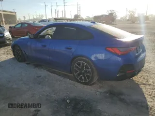 2022 BMW 4 Series M440i xDrive с VIN WBA13AW00NFL94612, выставлен на аукционе Copart как лот 76690314 с пробегом Не указан миль и Списание • Salvage title. История ставок и продаж доступна на DreamBid. Изображение 2.