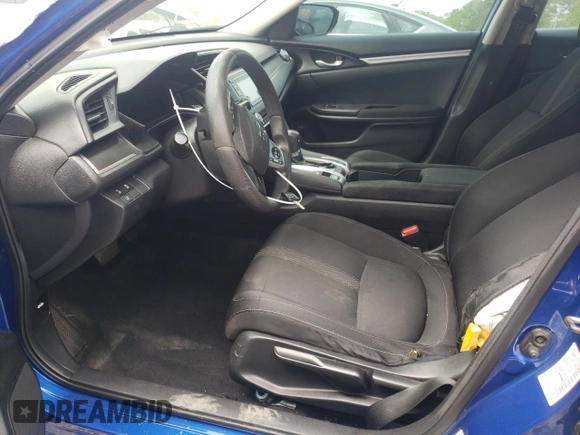 2019 Honda Civic LX with VIN 19XFC2F63KE016017, listed as a Copart auction lot 50440945 with 122,073 mi miles and Salvage Title. Bid and sale history available at DreamBid. Image 7.