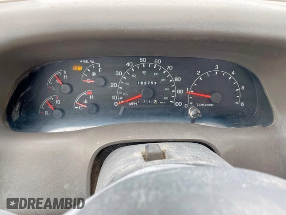 2000 Ford F-250 XL with VIN 1FTNX21S6YEC84441, listed as a Copart auction lot 66261545 with 163,757 mi miles and Clean title. Bid and sale history available at DreamBid. Image 8.